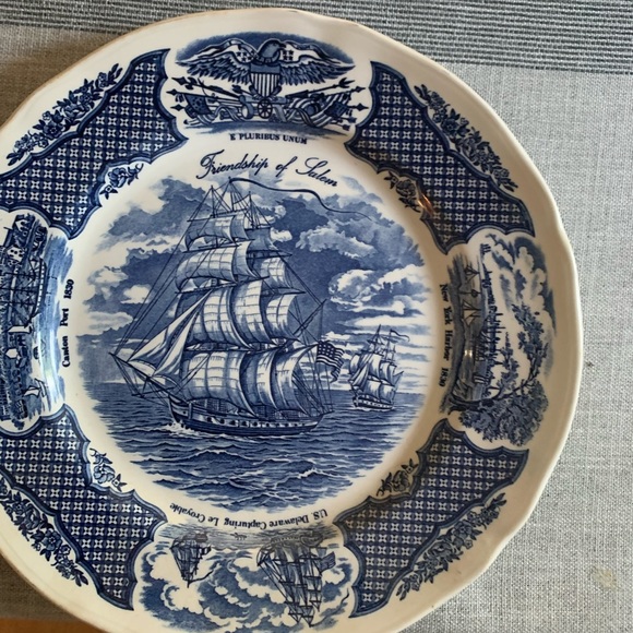Fair Winds Friendships of Salem Historical Plate - Picture 2 of 6